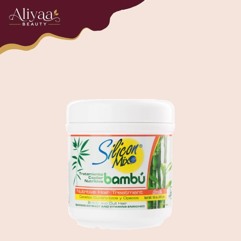 Silicon Mix Tratamiento Capilar de Bambu Unisex 450 g Reparacion Profunda e Hidratacion para Cabello Danado o Quebradizo (1) Silicon Mix Tratamiento Capilar de Bambú Unisex - Image 1